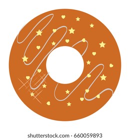 delicious sweet donut icon