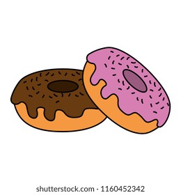 delicious and sweet donuts