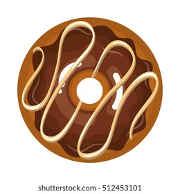 delicious sweet donuts icon