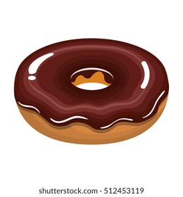 delicious sweet donuts icon