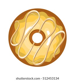 delicious sweet donuts icon