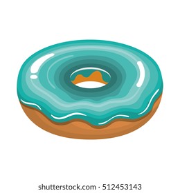 delicious sweet donuts icon