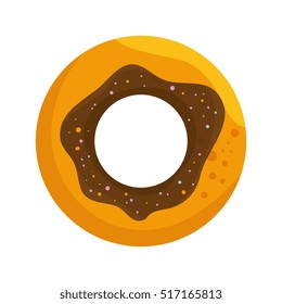 delicious sweet donuts icon