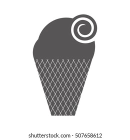 delicious sweet ice cream vector illustration design