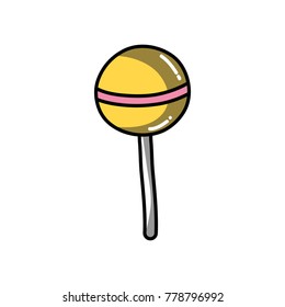 delicious sweet lollipop candy dessert