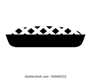 delicious sweet pie icon vector illustration design