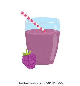 Delicious and sweet smoothie icon vector illustration graphic design