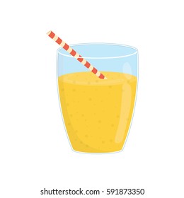 Delicious and sweet smoothie icon vector illustration graphic design