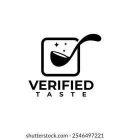 Delicious taste restaurant vector logo design