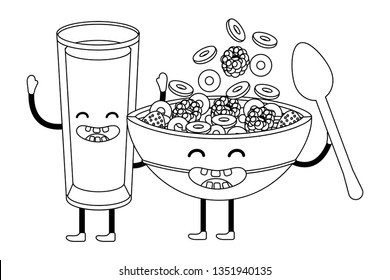 delicious tasty food cartoon