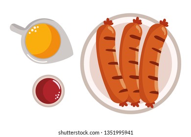 delicious tasty food cartoon