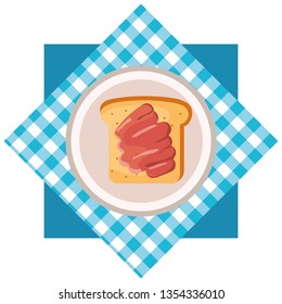 delicious tasty food cartoon