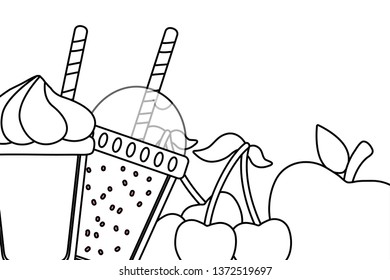 delicious tasty food cartoon