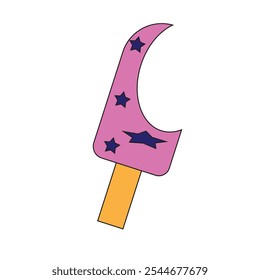 Delicioso y sabroso Vector helado.