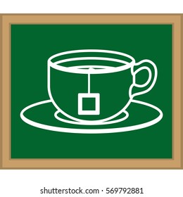 Delicious tea cup