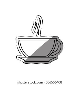 Delicious tea cup icon vector illustration graphic design