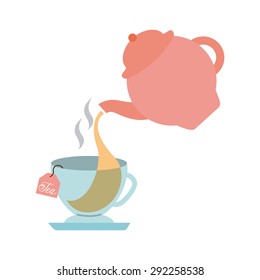 delicious tea design, vector illustration eps10 graphic 
