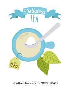 delicious tea design, vector illustration eps10 graphic 