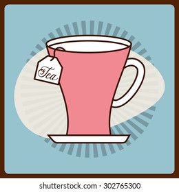 delicious tea design, vector illustration eps10 graphic 