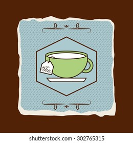 delicious tea design, vector illustration eps10 graphic 
