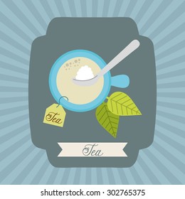 delicious tea design, vector illustration eps10 graphic 