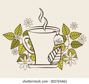delicious tea design, vector illustration eps10 graphic 