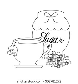 delicious tea design, vector illustration eps10 graphic 