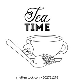 delicious tea design, vector illustration eps10 graphic 