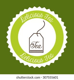delicious tea design, vector illustration eps10 graphic 