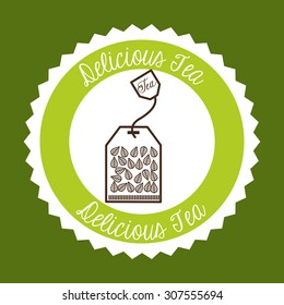 delicious tea design, vector illustration eps10 graphic 