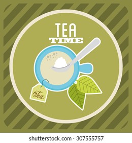 delicious tea design, vector illustration eps10 graphic 