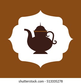 Delicious tea drink icon vector illustration graphic design