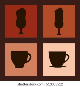 Delicious tea drink icon vector illustration graphic design