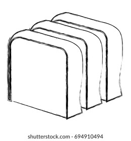 delicious toast bread icon