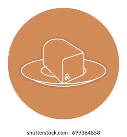 delicious toast bread icon