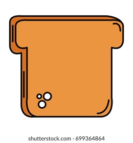 delicious toast bread icon