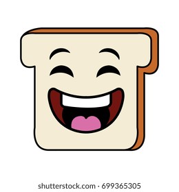 delicious toast bread icon