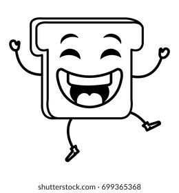 delicious toast bread icon
