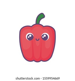 delicious tomato on white background vector illustration design