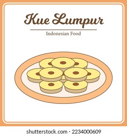 Delicious Traditional Indonesian Food Called Kue Lumpur