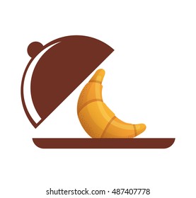 delicious tray - baked goods vector illustration design