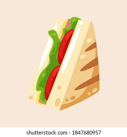 ilustración vectorial del triángulo delicioso 