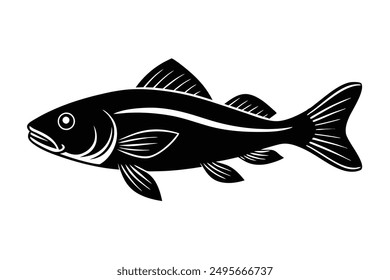 Un Arte vectorial delicioso en ilustración de fondo blanco.