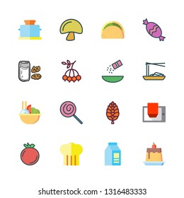 delicious vector icon set