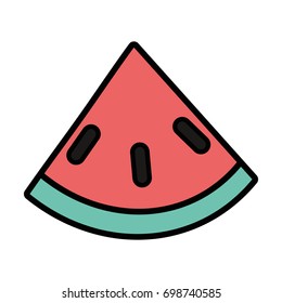 delicious watermelon fruit with protein nutrition