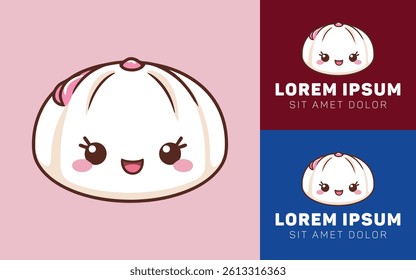 Delicious White Mochi with Strawberry Filling and Bite Taken