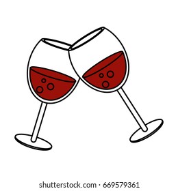 Delicious wine celebration