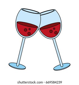 Delicious wine celebration