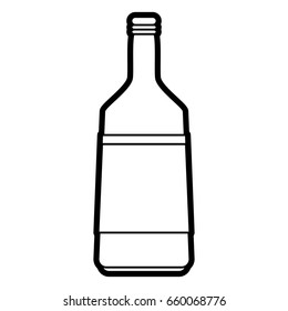 Delicious wine drink bottle