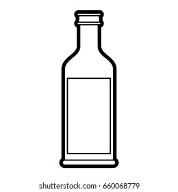 Delicious wine drink bottle
